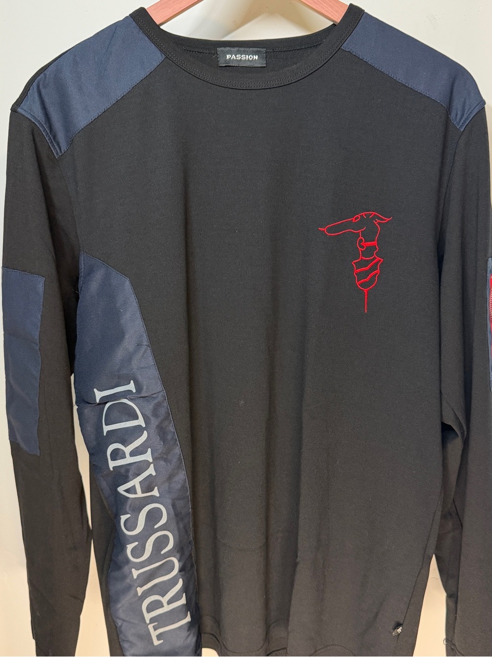 Trussardi Passion Mens Vintage Y2K Sweatshirt L